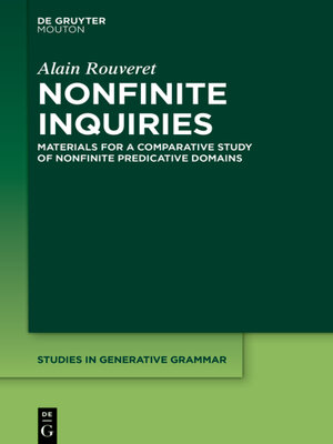 cover image of Nonfinite Inquiries